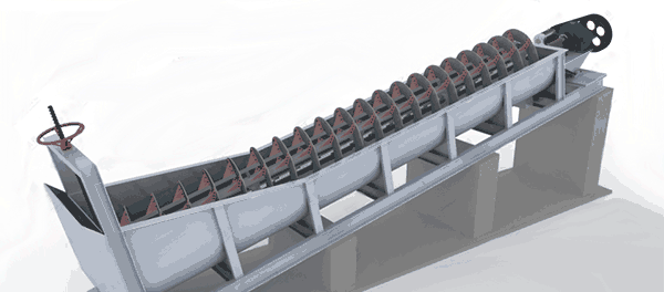 螺鏇(xuan)洗(xi)砂機(ji)工作原理