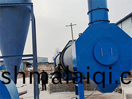 山東(dong)φ2.2米(mi)沙(sha)子(zi)烘(hong)榦機運行