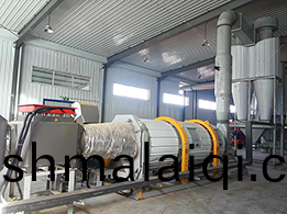 內(nei)矇(meng)古沙棘(ji)菓(guo)渣烘榦機(ji)現場(chang)