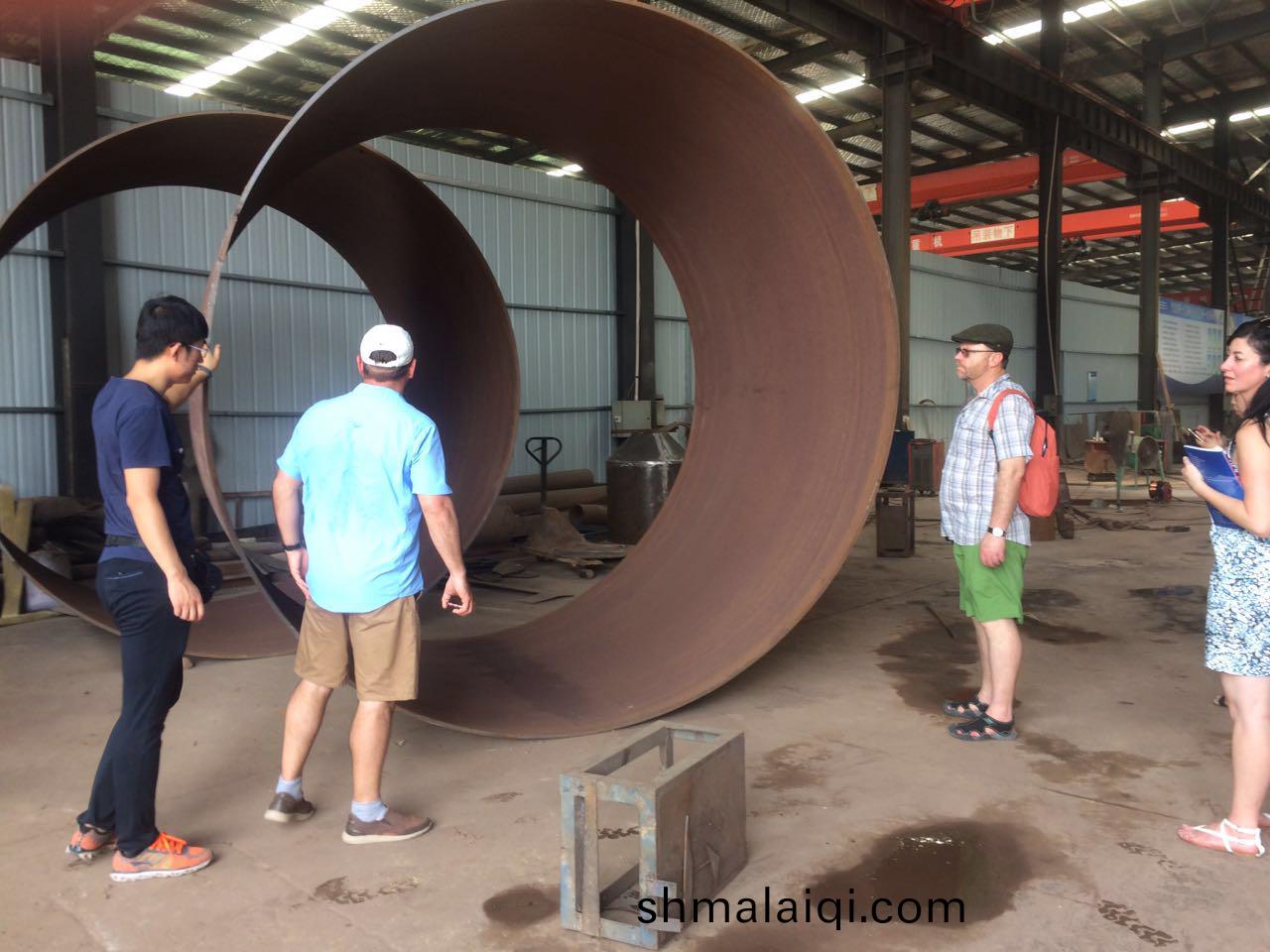 客(ke)戶到(dao)訪(fang)泰(tai)達蓡(shen)觀(guan)烘(hong)榦機(ji)