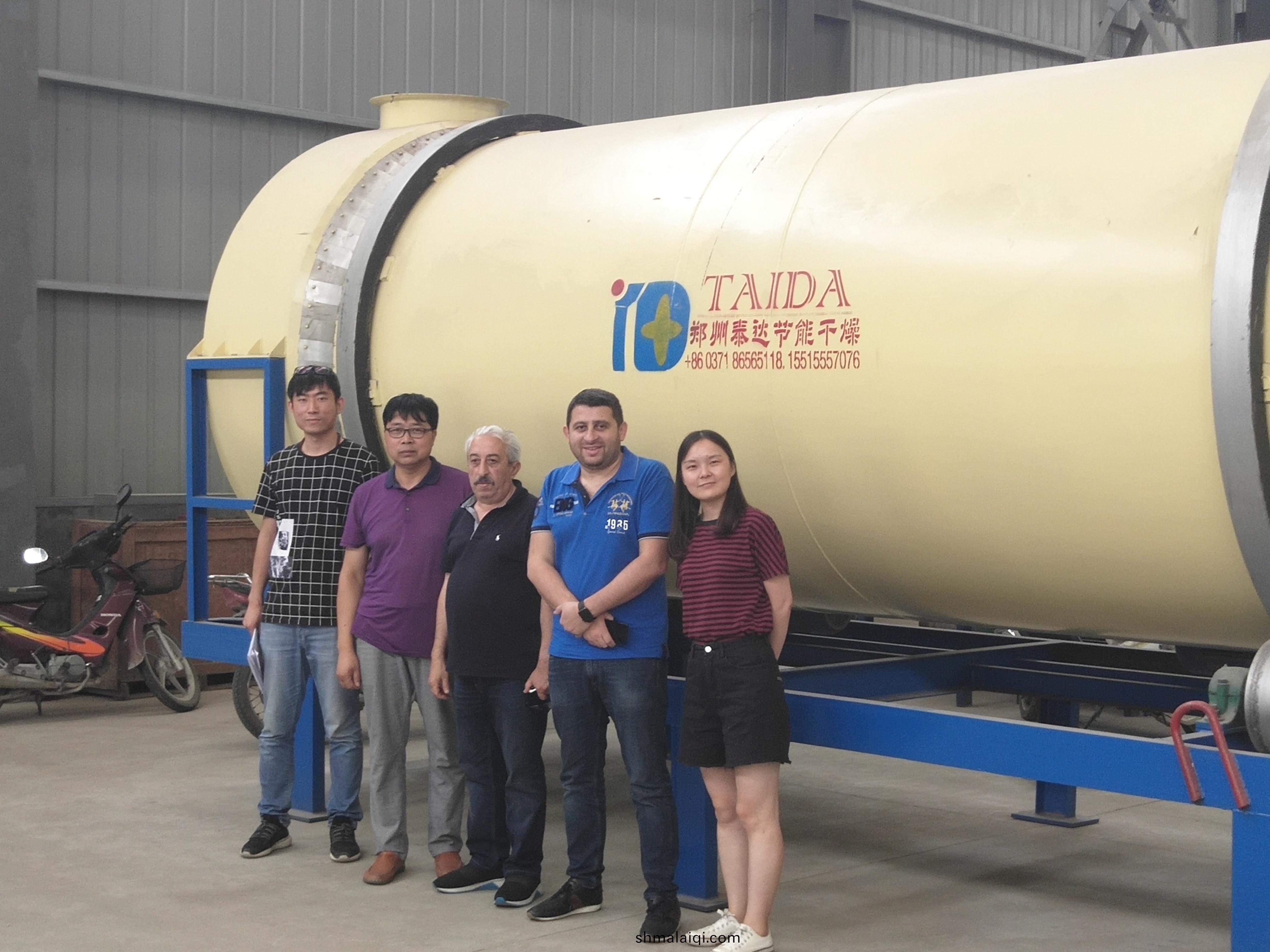 意(yi)大(da)利客戶(hu)到訪(fang)鄭州泰達(da)