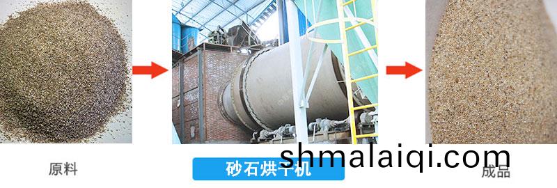 三迴程(cheng)砂(sha)石烘(hong)榦(gan)機傚菓(guo)