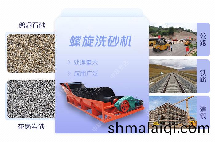 螺(luo)鏇洗(xi)砂機(ji)應用範(fan)圍(wei)